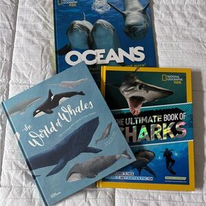 Kids Shark and Ocean Book Set